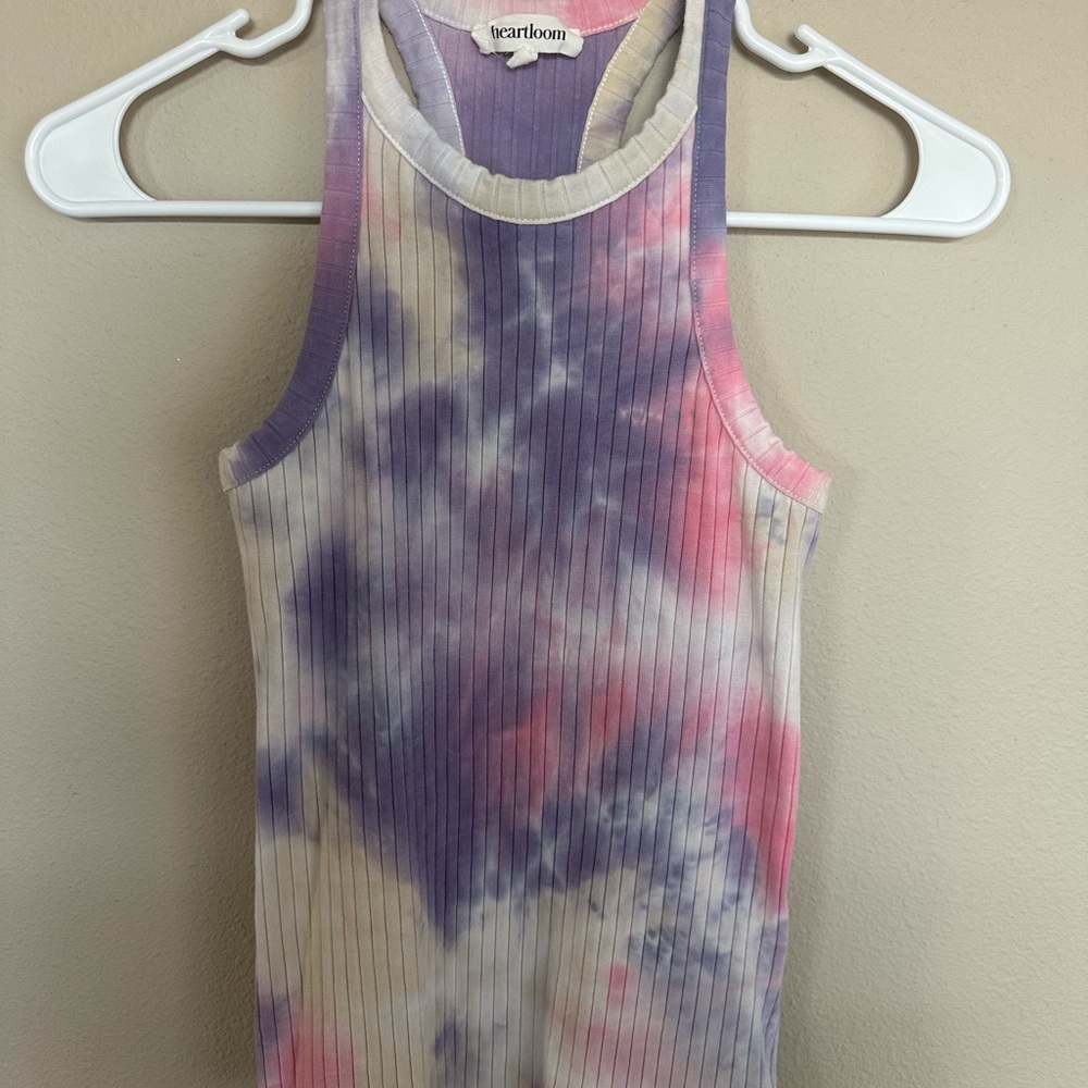 Women's Tie-Dye Tank Top - Purple and Pink